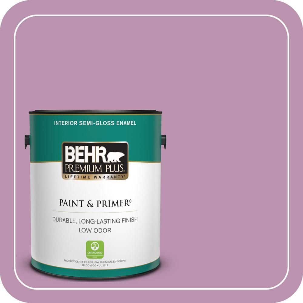 1 gal. Home Decorators Collection #HDC-MD-10 Blooming Lilac Semi-Gloss Enamel Low Odor Interior Paint & Primer price history on PriceWatchPro