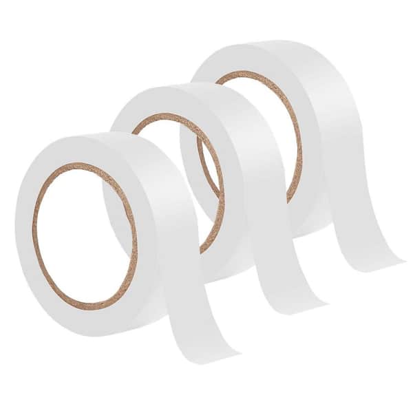 Yichuhaoxi 3/4 in. x 33 ft. Electrical Tape White 3-Pack Dust-Proof Adhesive for Home Vehicle Auto Car Wiring