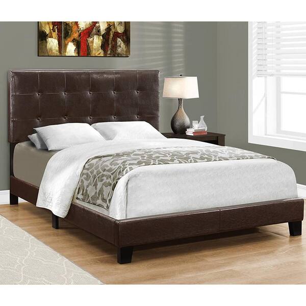 Wonder Comfort Traditional Style Queen Bed with Button Tufted