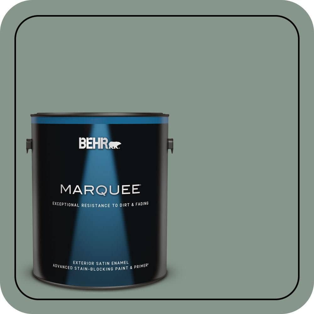 BEHR MARQUEE #N420-4 Underground Gardens Satin Enamel - Main Image
