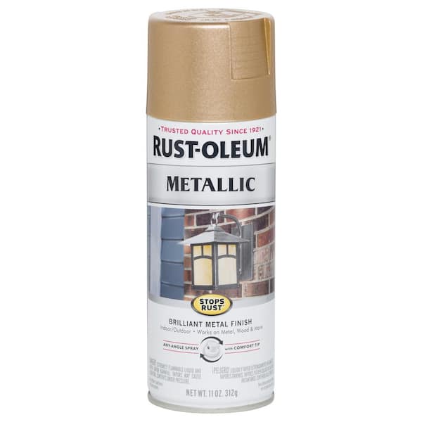 Rust-Oleum 365136 Specialty Polished Metallic Paint, Rose Gold, 10 oz