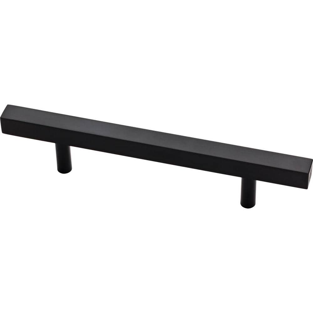 Franklin Brass Simple Modern Square Cabinet Pull, Black, 3 in (76mm) Drawer Handle, 30 Pack, P46644K-FB-B2