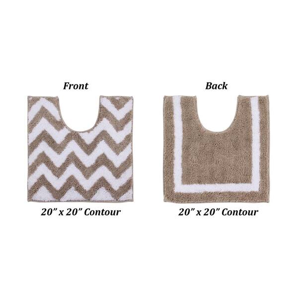 Better Trends Pegasus Collection Beige 20 in. x 20 in. 100% Polyester Bath Rug