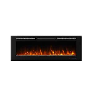 60 in. Recessed Installation Fireplace Insert with Remote Control