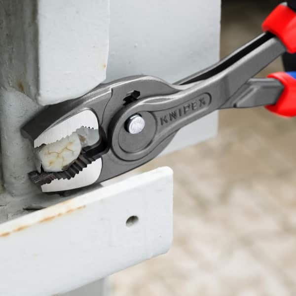 KNIPEX 10 in. Twin Grip Slip Joint Pliers with Comfort Handle 82