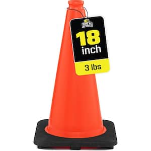 W Traffic Cone 03-500-05-001 - The Home Depot