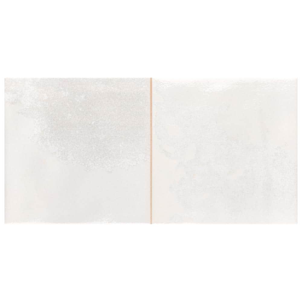 Kings Luxe Tradition Square White 7-7/8 in. x 7 in. Porcelain Wall Take Home Tile Sample price history on PriceWatchPro