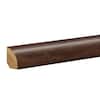 PERFORMANCE ACCESSORIES Bralton 0.62 in. T x 0.75 in. W x 94.5 in. L Textured Wood Look Laminate Moulding/Trim Quarter Round Molding MQND-07749