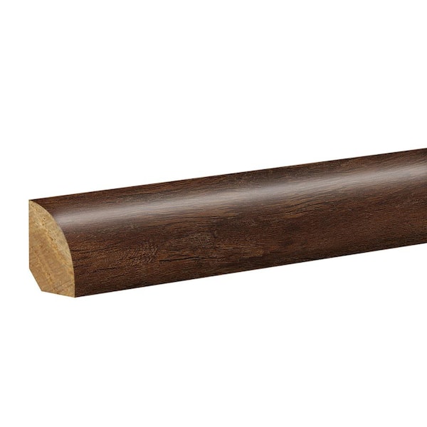 Bralton 0.62 in. T x 0.75 in. W x 94.5 in. L Textured Wood Look Laminate Moulding/Trim Quarter Round Molding