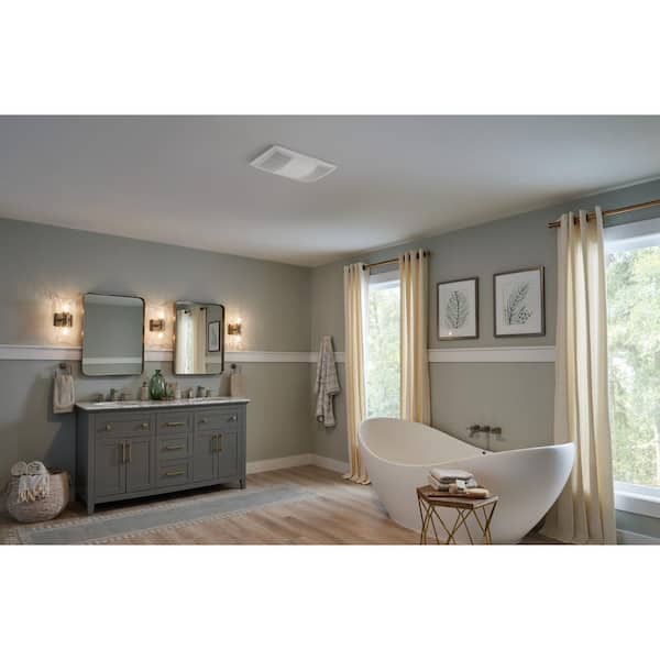 PowerHeat 110 CFM Ceiling Bathroom Exhaust Fan with Heater