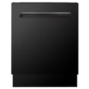 Tallac Series 24 in. Top Control 8-Cycle Tall Tub Dishwasher with 3rd Rack in Black Stainless Steel