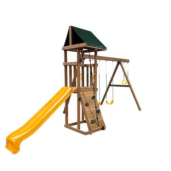 PlayStar Inc Maverick V Wooden Outdoor Playset with Accessories