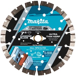 7 in. Thin Kerf Segmented Rim Diamond Blade