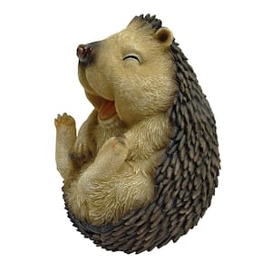 6.5 in. H Roly Poly Laughing Hedgehog Large Statue