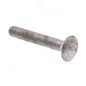 5/16 in.-18 x 2 in. A307 Grade A Hot Dip Galvanized Steel Carriage Bolts (25-Pack)