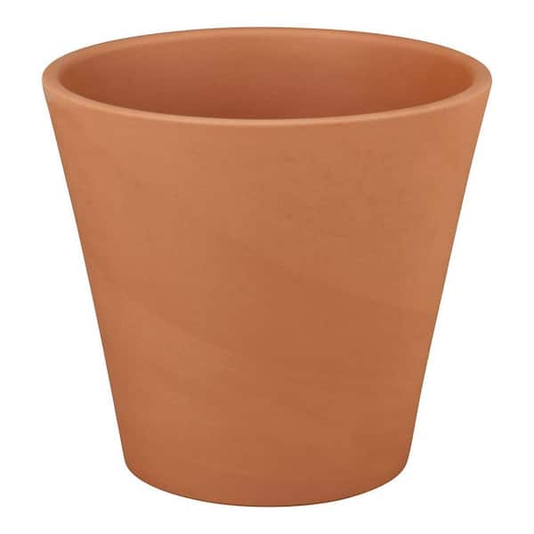Vigoro 10.25 in. Terra Cotta Flair Pot Cabo