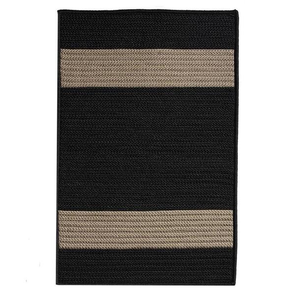 Home Decorators Collection Cafe Milano Black/Tostado 11 ft. x 11 ft. Braided Indoor/Outdoor Area Rug