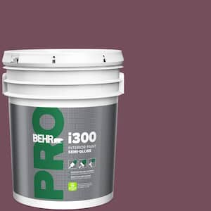 5 gal. #S120-7 Fine Wine Semi-Gloss Interior Paint