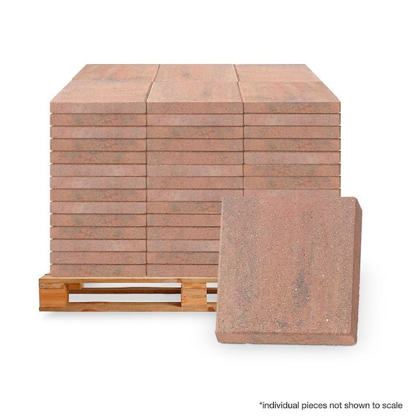 Pavestone 16 in. x 16 in. x 1.77 in. Palomino Square Concrete Step