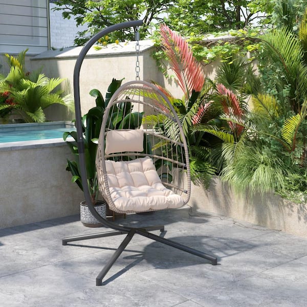 swing chair with parasol