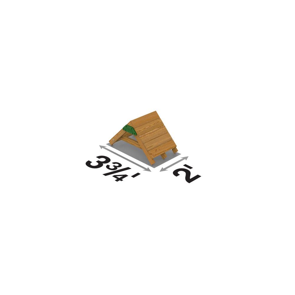 Ninja Power Parkour Runner Obstacle with Wooden Platforms