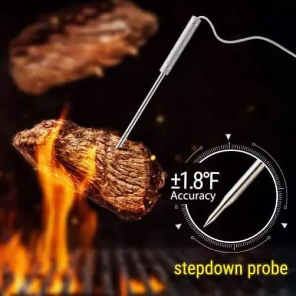 ThermoPro 500ft Bluetooth Meat Thermometer (iOS/Android) Wireless Grill  Thermometer TP-920W - The Home Depot