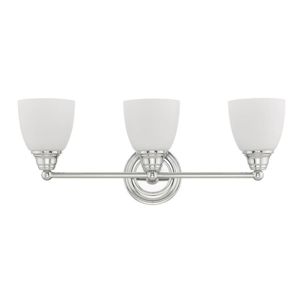 Beaumont 3 Light Polished Chrome Bath Vanity