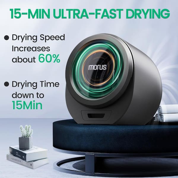 Morus Zero Vacuum Tumble Dryer Dries Clothes in 15 Minutes