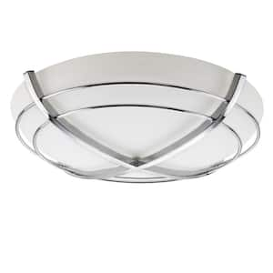 Kingsley 90 CFM Decorative Bathroom Exhaust Fan with Lighting in Cast Chrome Finish