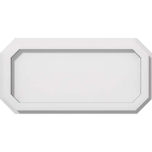 Ekena Millwork 1 in. P X 14 in. W X 7 in. H Emerald Architectural Grade PVC Contemporary Ceiling Medallion