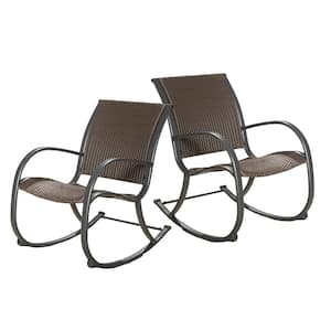 Peyton Aluminum Outdoor Patio Rocking Chair (2-Pack)
