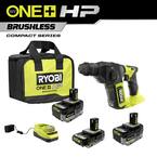 ONE+ 18V Lithium-Ion 2.0 Ah, 4.0 Ah, and 6.0 Ah HIGH PERFORMANCE Batteries & Charger Kit w/ HP Brushless Rotary Hammer