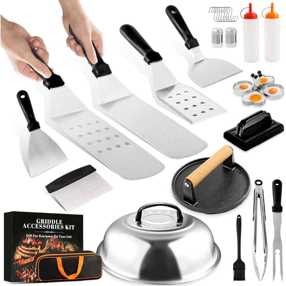 29-Piece Griddle Kit, Metal Spatula, Burger Press, Melting Dome, Tongs, Carry Bag price history on PriceWatchPro