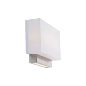 Maven 14 in. 3000K Brushed Nickel LED Vanity Light Bar and Wall Sconce