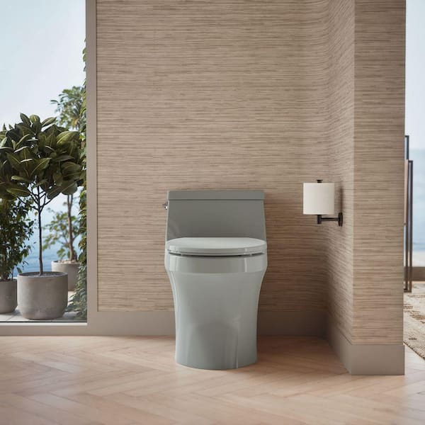 KOHLER San Souci 12 in. 1-Piece 1.28 GPF Single Flush Round Toilet