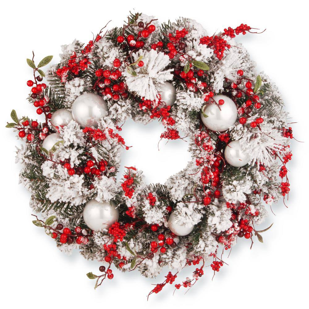24 in. Christmas Artificial Wreath