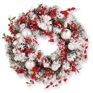 24 in. Christmas Artificial Wreath