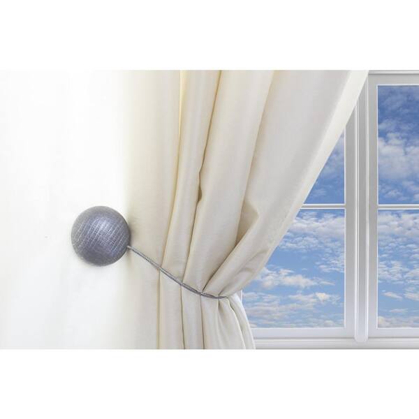 Magnaclips 10 In Curtain Clips Tiebacks Or Holdbacks In Black Set Of 2 Mgd5002bl The Home Depot