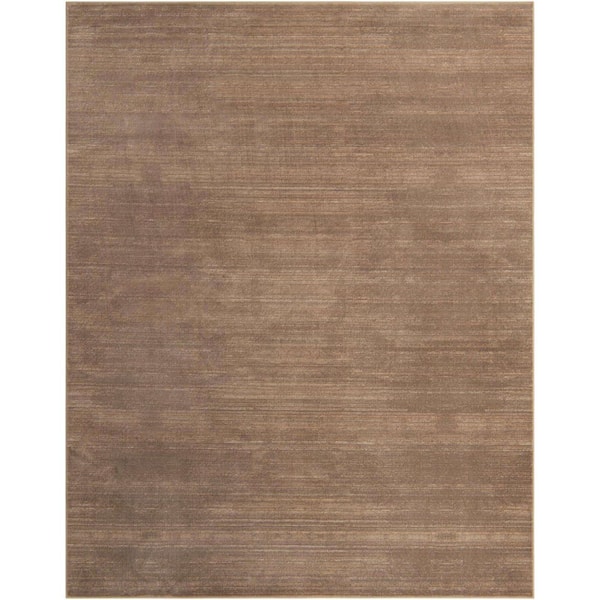 Jill Zarin Uptown Collection Madison Avenue Brown 8' 0 x 10' 0 Area Rug