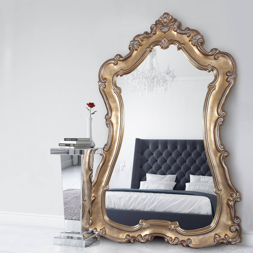 Lorelei Aged Gold Full-Length 43" x 70" Wall Mirror