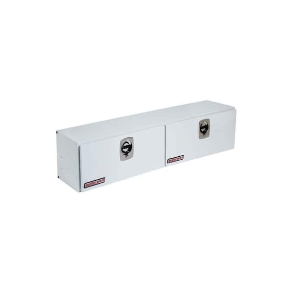Weather Guard 72.25 White Steel Full Size Top Mount Truck Tool Box