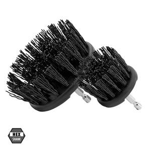 Abrasive Bristle Brush Cleaning Accessory Kit (2-Piece)