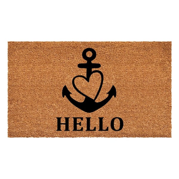 Calloway Mills Anchor Hello Doormat, 17" x 29"