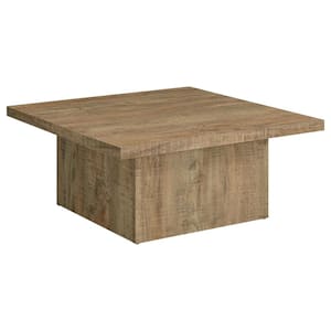 Devar 35.5 in. Mango Square Engineered Wood Coffee Table