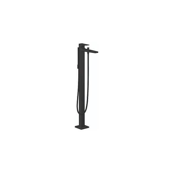 Hansgrohe Metropol Single-Handle Freestanding Tub Faucet with Hand Shower in Matte Black
