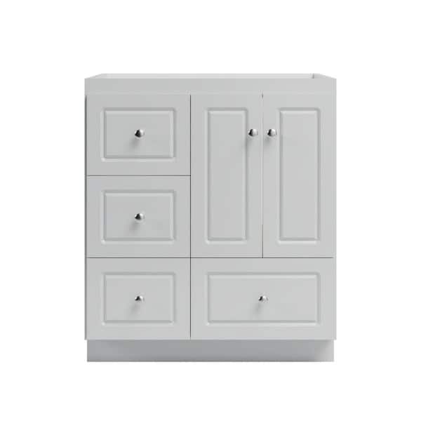 Ultraline 30 in. W x 21 in. D x 34.5 in. H Bath Vanity Cabinet without Top in Dewy Morning