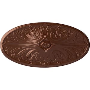 24-3/4 in. W x 12-1/2 in. H x 1-3/4 in. Madrid Urethane Ceiling, Copper Penny