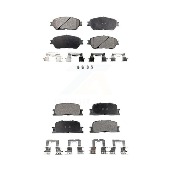 TEC Front Rear Ceramic Brake Pads Kit For Toyota Camry Lexus ES330 ES300 KTC-100458