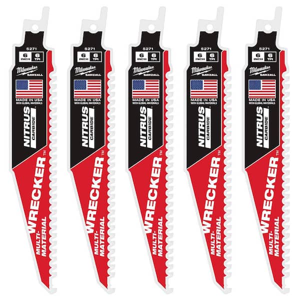 （188）セラルクス70W 3200K MT70CE-DW/G8.5 4個セット Milwaukee 6 in. 6 Teeth Per Inch WRECKER Nitrus Carbide Teeth