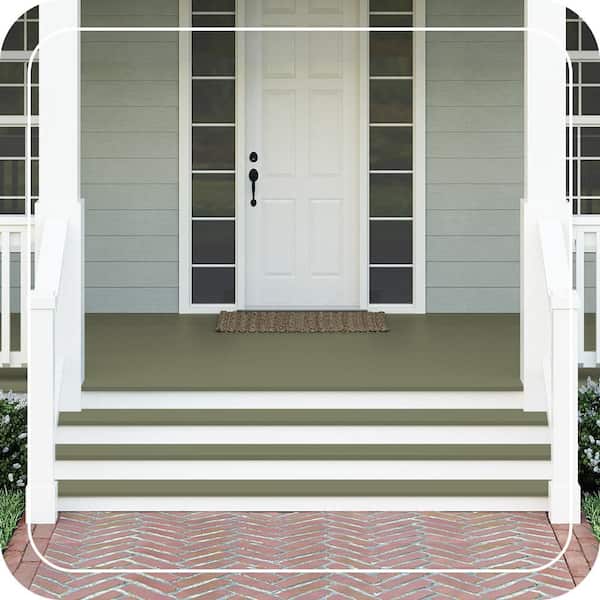 5 gal. #S380-6 Ecological Textured Low-Lustre Enamel Interior/Exterior Porch and Patio Anti-Slip Floor Paint